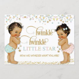 Twinkle Little Star Baby Geslacht Onthulling Etnis Kaart