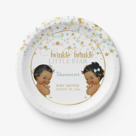 Twinkle Little Star Baby Geslacht Onthulling Etnis Papieren Bordje