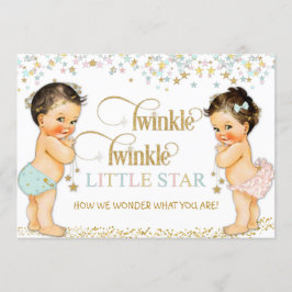Twinkle Little Star Baby Geslacht Onthulling Kaart