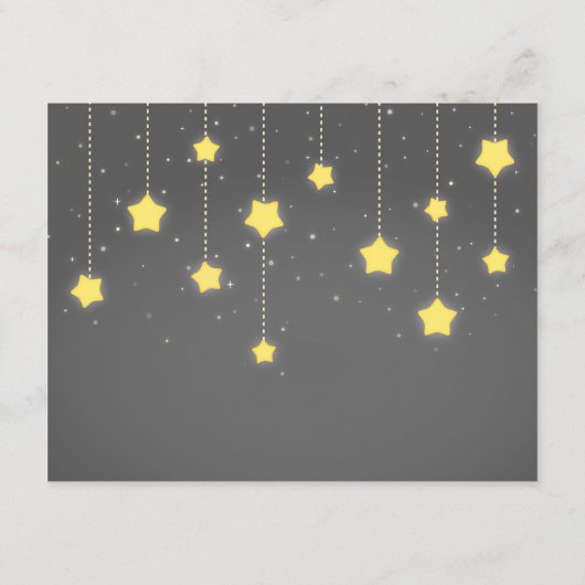 Twinkle Little Star Baby Predication and Advice Advieskaart (Achterkant)