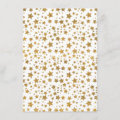 Twinkle Little Star Baby shower Advice Advieskaart (Achterkant)