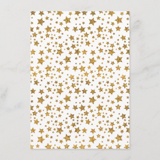 Twinkle Little Star Baby shower Advice Advieskaart (Achterkant)