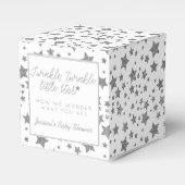 Twinkle Little Star Baby shower Bedankdoosjes (Voorkant Zijde)