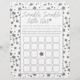 Twinkle Little Star Baby shower Bingo