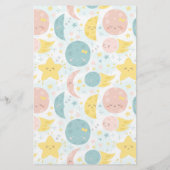 Twinkle Little Star Baby shower Bingo Game Flyer (Achterkant)