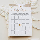 Twinkle Little Star Baby shower Bingo Game Kaart