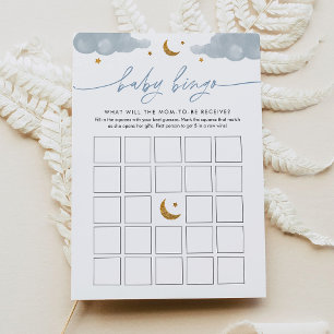 Twinkle Little Star Baby shower Bingo Game Kaart