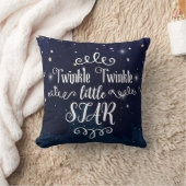 Twinkle Little Star Baby shower Blauw Goud Sterren Kussen (Deken)