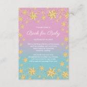 Twinkle Little Star Baby shower Boek voor Baby Kaa Informatiekaartje (Voorkant)