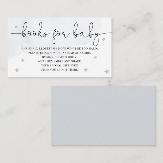 Twinkle Little Star Baby shower Books for Baby Enc Informatiekaartje (Voorkant / Achterkant)