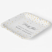 Twinkle Little Star Baby shower Borden Papieren Bordje (Gebogen)