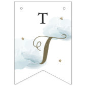 Twinkle Little Star Baby shower Bunting Flags Vlaggetjes (Derde vlag)