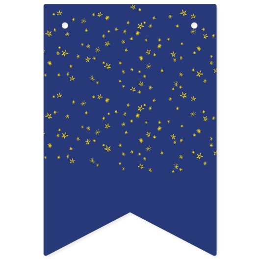 Twinkle Little Star Baby shower Bunting Flags Vlaggetjes (Tweede vlag)