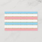 Twinkle Little Star Baby shower Diaper Raffle Informatiekaartje (Achterkant)