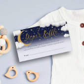 Twinkle Little Star Baby shower Diaper Raffle Informatiekaartje