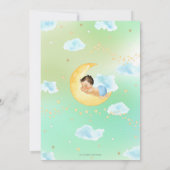 Twinkle Little Star Baby shower Genderneutraal Kaart (Achterkant)