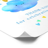 Twinkle Little Star Baby shower Gift Table Sign. Poster (Hoek)