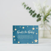 Twinkle little star Baby shower Insert Kaart (Staand voorkant)