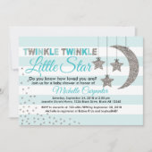 Twinkle Little Star baby shower Invitation Kaart (Voorkant)