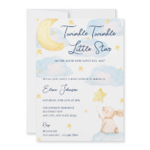 Twinkle Little Star Baby shower Invitation