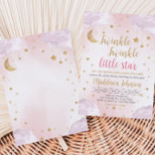 Twinkle Little Star Baby Shower Kaart