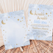 Twinkle Little Star Baby Shower Kaart