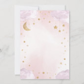 Twinkle Little Star Baby Shower Kaart (Achterkant)