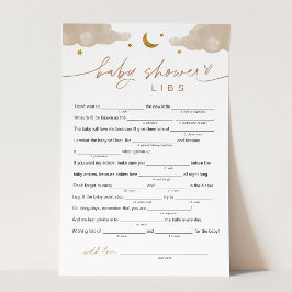 Twinkle Little Star Baby shower Libs Game