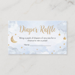 Twinkle Little Star Baby Shower Luierspel Informatiekaartje