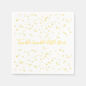Twinkle Little Star Baby shower Paper Napkins Servet (Voorkant)