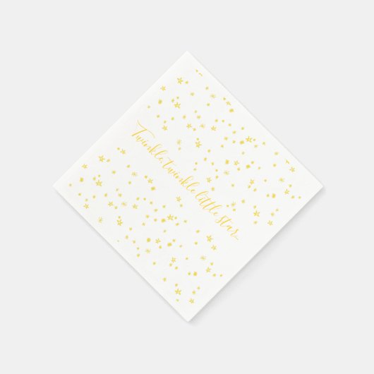 Twinkle Little Star Baby shower Paper Napkins Servet (Hoek)