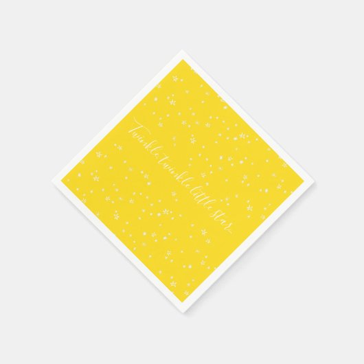 Twinkle Little Star Baby shower Paper Napkins Servetten (Hoek)