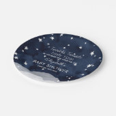 Twinkle Little Star  Baby shower Papieren Bordje (Gekanteld)