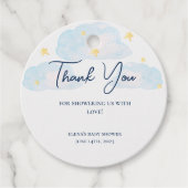 Twinkle Little Star Baby shower Party Favor Label (Voorkant)