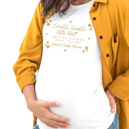 Twinkle Little Star Baby shower T-shirt