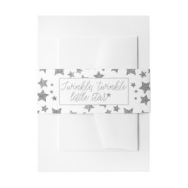 Twinkle Little Star Baby shower Uitnodigingen Wikkel