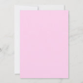 Twinkle Little Star Birthday Invitation Kaart (Achterkant)