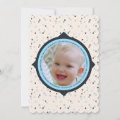 Twinkle Little Star Birthday Party-uitnodigingen Kaart (Achterkant)