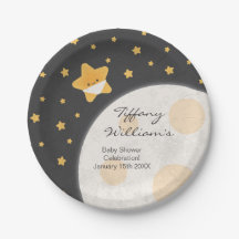 Twinkle Little Star Black en Yellow Baby shower
