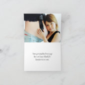 Twinkle Little Star | Blauw Baby shower van koperg Bedankkaart (Binnen)