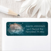 Twinkle Little Star | Blauwgroen adres koper Etiket (Insitu)