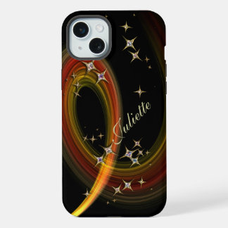 Twinkle Little Star - bling kunst met aangepaste n iPhone 15 Plus Case