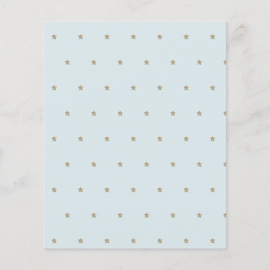 Twinkle Little Star Blue Baby Predictions & Advice (Achterkant)