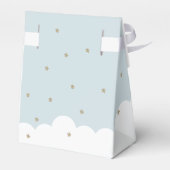 Twinkle Little Star Blue Baby shower Bedankdoosjes (Achterkant)