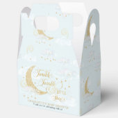 Twinkle Little Star Blue Baby shower Verjaardag Bedankdoosjes (Open)
