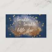 Twinkle Little Star | Blue Copper Gold Registry Informatiekaartje (Achterkant)