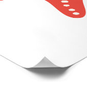 Twinkle Little Star Blue & Coral Nautical Nursery Poster (Hoek)