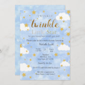 Twinkle Little Star Boy Kaart (Voorkant / Achterkant)