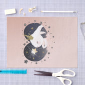 Twinkle Little Star Bunny Rabbit Peach Baby shower Tissuepapier (Craft)