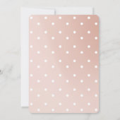 Twinkle Little Star Bunny Rabbit Peach Verjaardag Kaart (Achterkant)